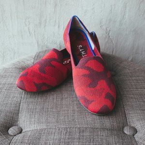 Rothy's Red Camo Loafer size 7